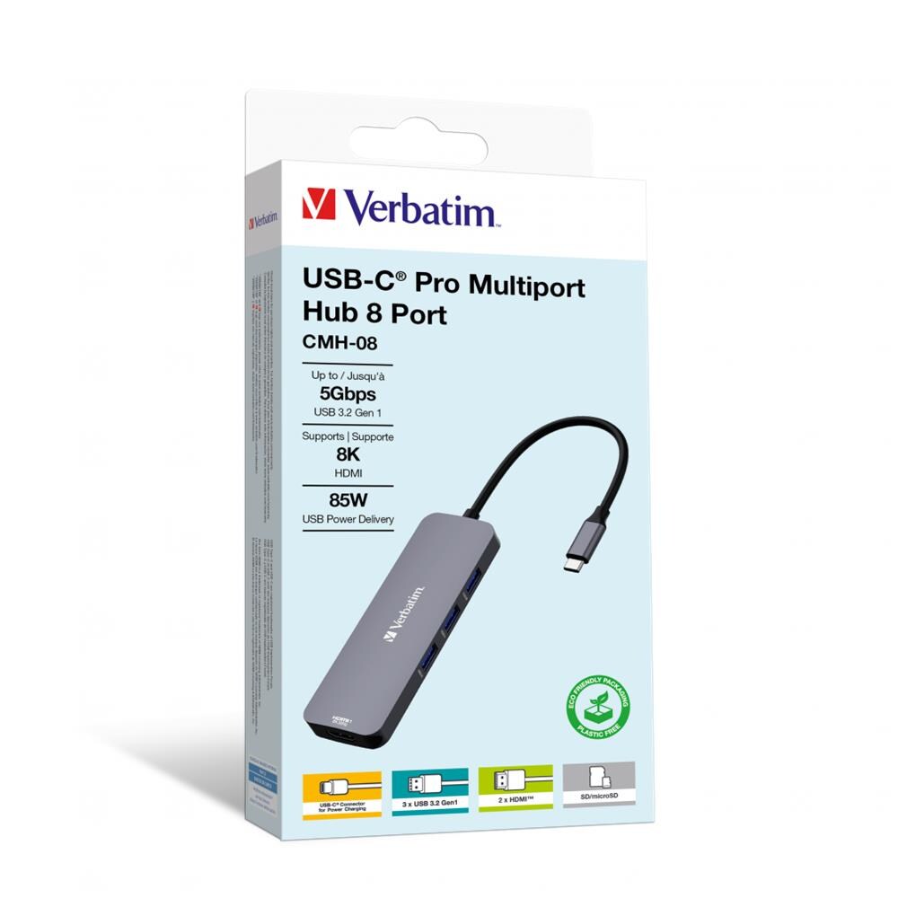 CMH-08 USB tipo-C 5000 Mbit /s Argento - Foto 1