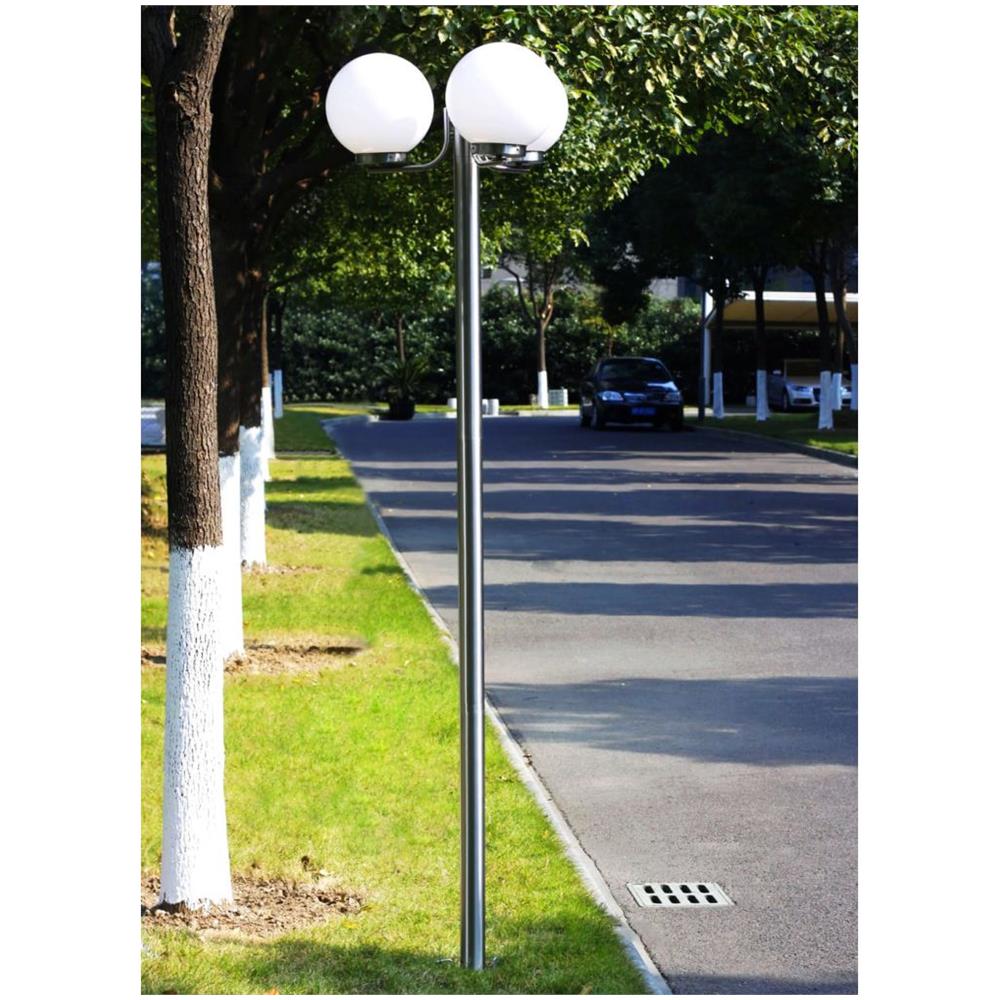 Lampione Da Giardino Monate H. 220 Cm, 3 Lampade - Foto 2