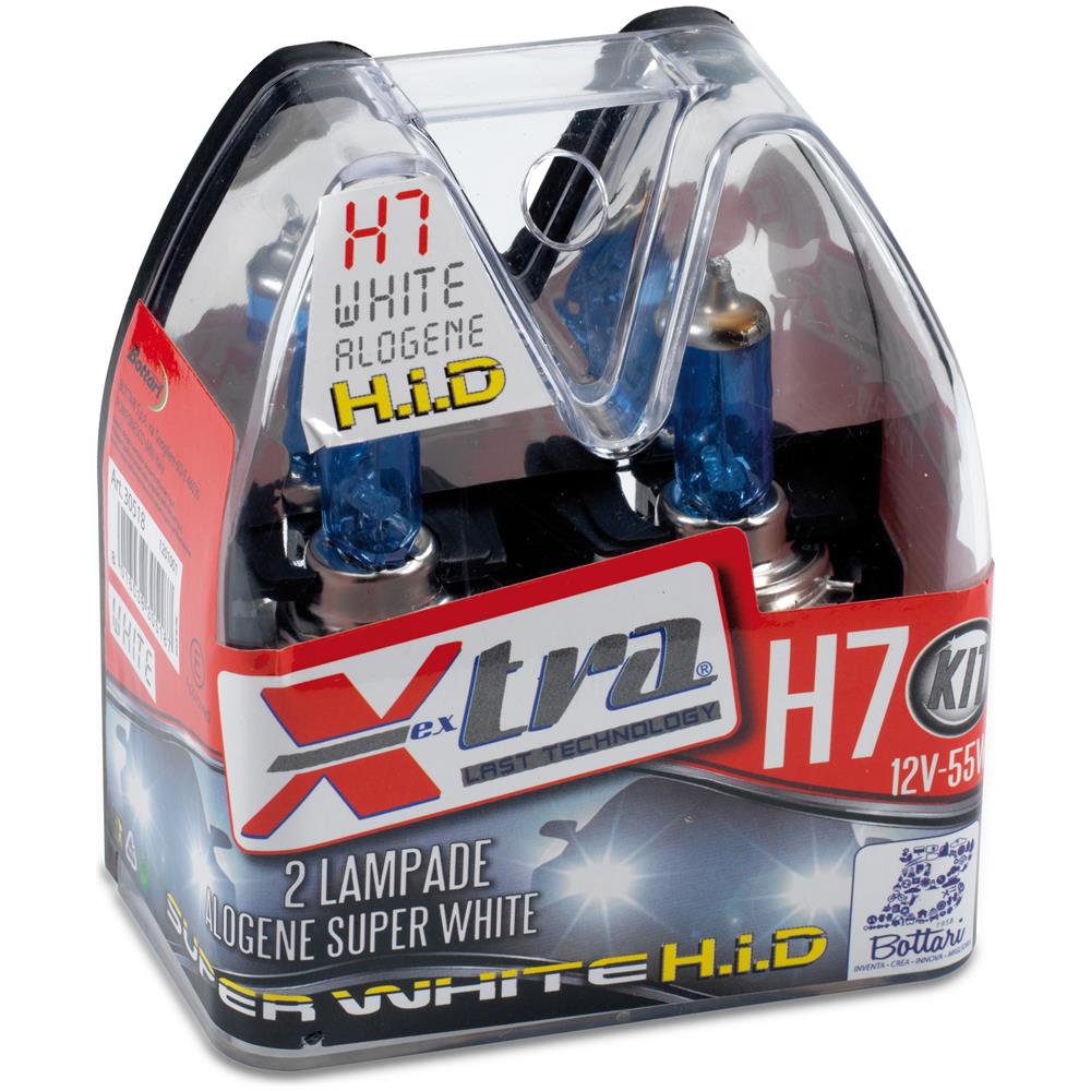 Set 2 Pz Lampade Super White 12v H7 55 W - Foto 1