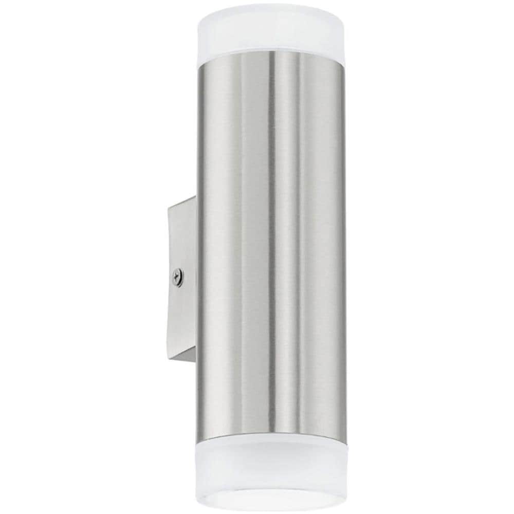 Lampada A Led Da Parete Esterna Riga 6 W Argento 92736 - Foto 1