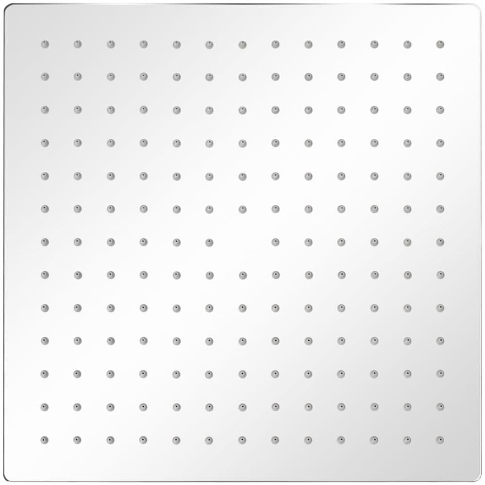 Soffione Per Doccia A Pioggia 2 Pz Acciaio Inossidabile 30x30cm - Foto 2