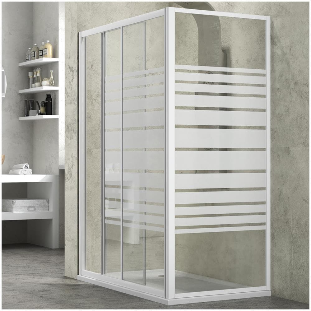 Lato Fisso Box Doccia Slide Adatto Per Porta Scorrevole Slide Cristallo Temprato *** Misure : 68-70,5xh185 Cm Trasparente - Foto 1