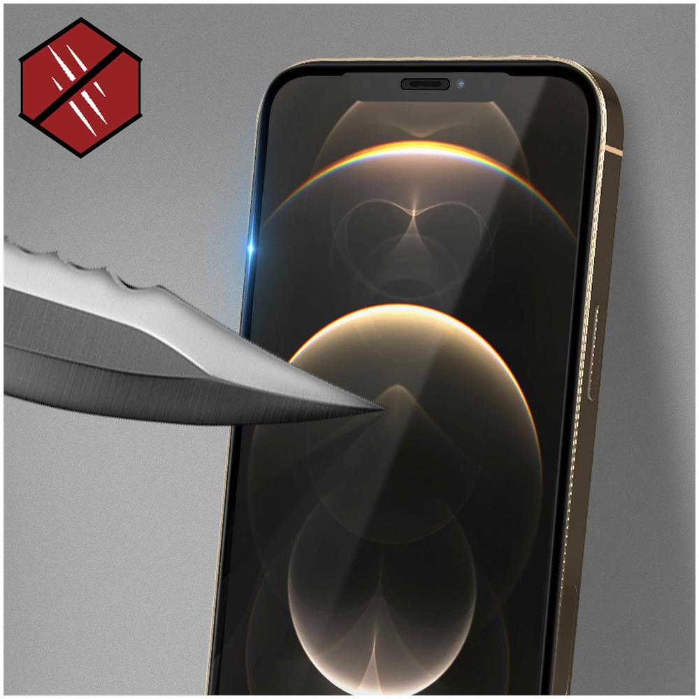 Pellicola Iphone 12 Pro Max Hardglass Max Lite Vetro Temperato Oleofobico Nero - Foto 10