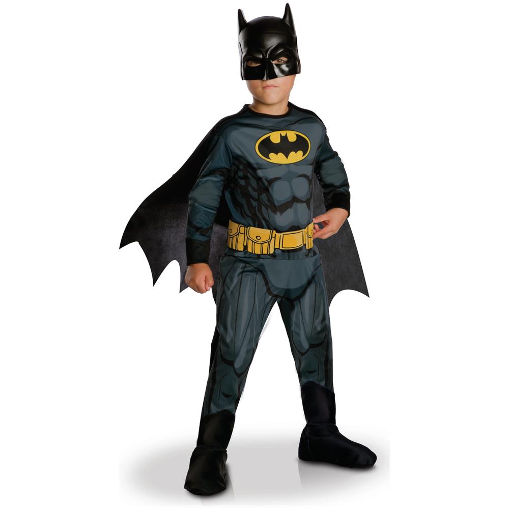 Costume Batman Justice League Per Bambino - Taglia: 7/8 Anni (117/128 Cm)  - Foto 1