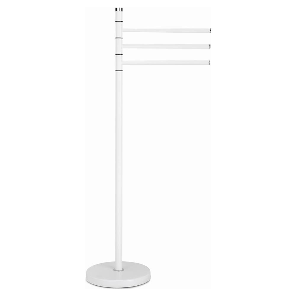 Ogomondo Piantana Porta Salviette A Tre Bracci Polar In Acciaio Verniciato - Foto 1