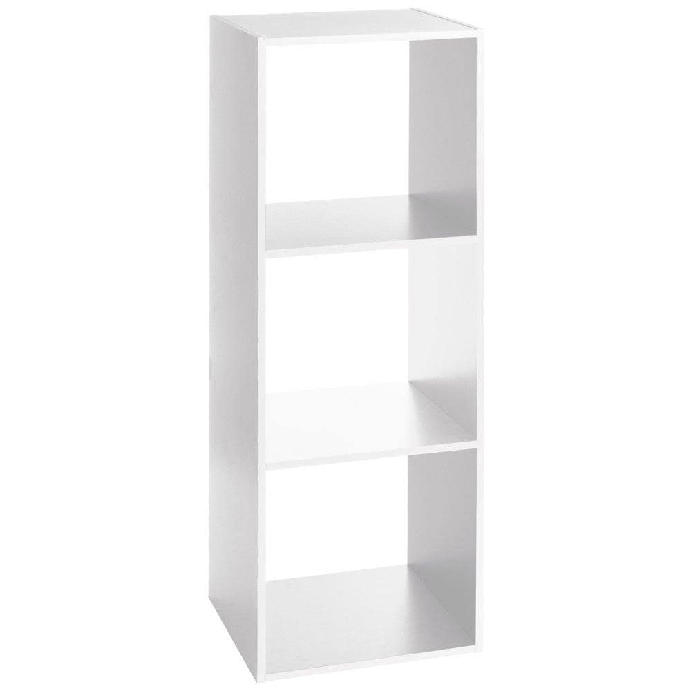 Mensola Decorativa In Piedi, Bianco, A Tre Livelli, Altezza 100,5 Cm - Foto 1