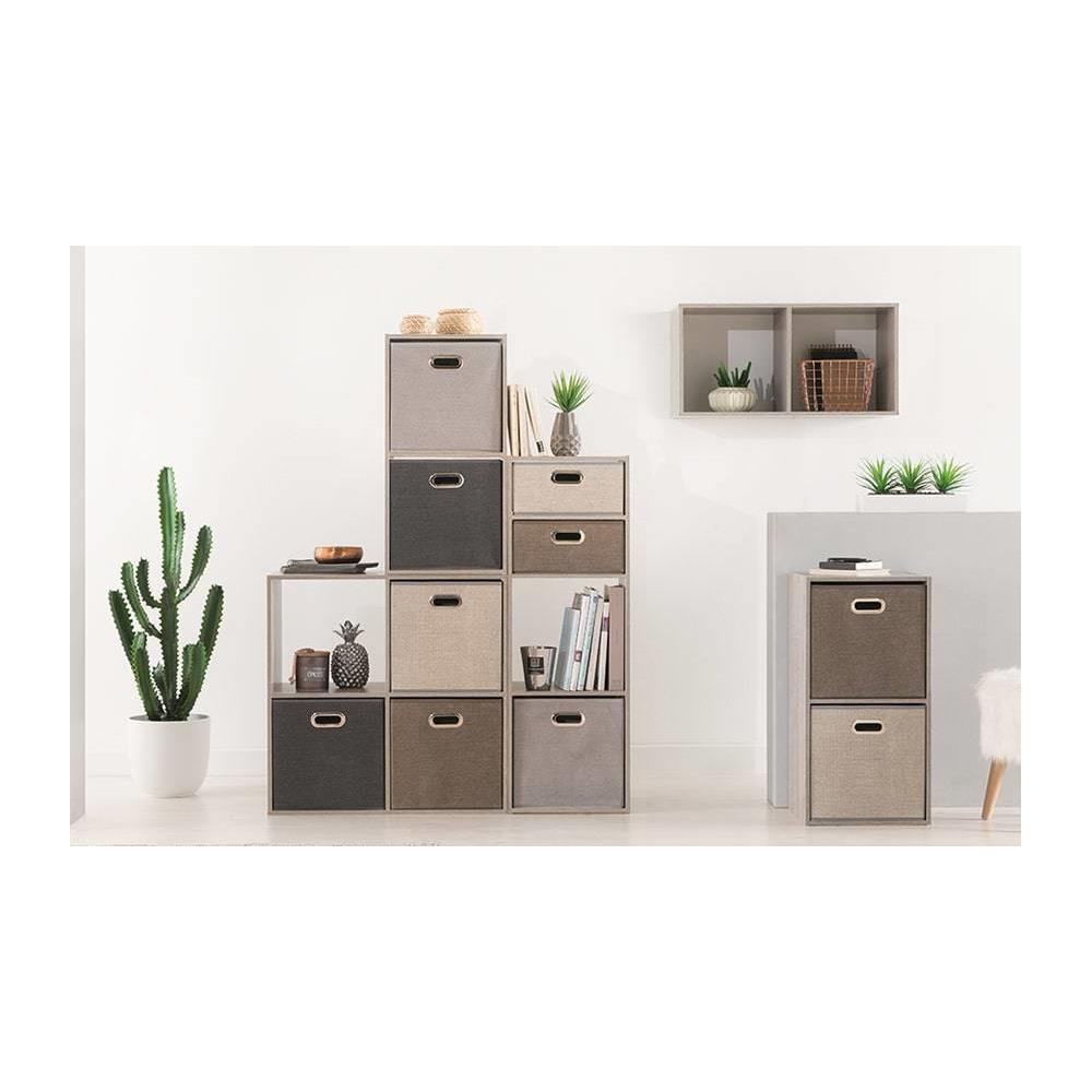 Mensola Decorativa In Piedi, Bianco, A Tre Livelli, Altezza 100,5 Cm - Foto 2