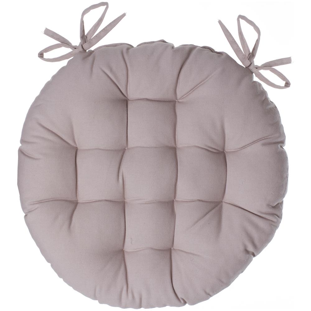 Cuscino Sedia 40 Cm Tinta Unita Beige Beige - Foto 1