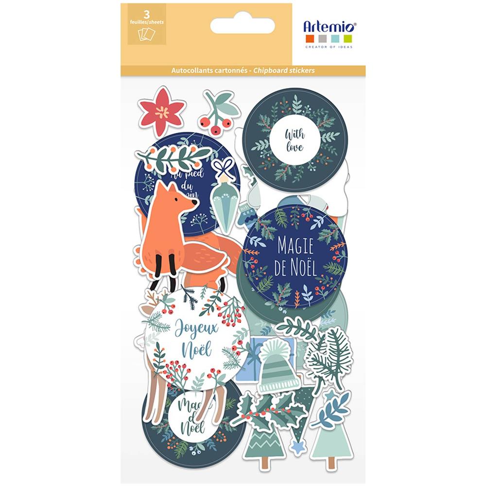 Adesivi Natalizi - Ritagli Di Cartone E Adesivi - Foto 1