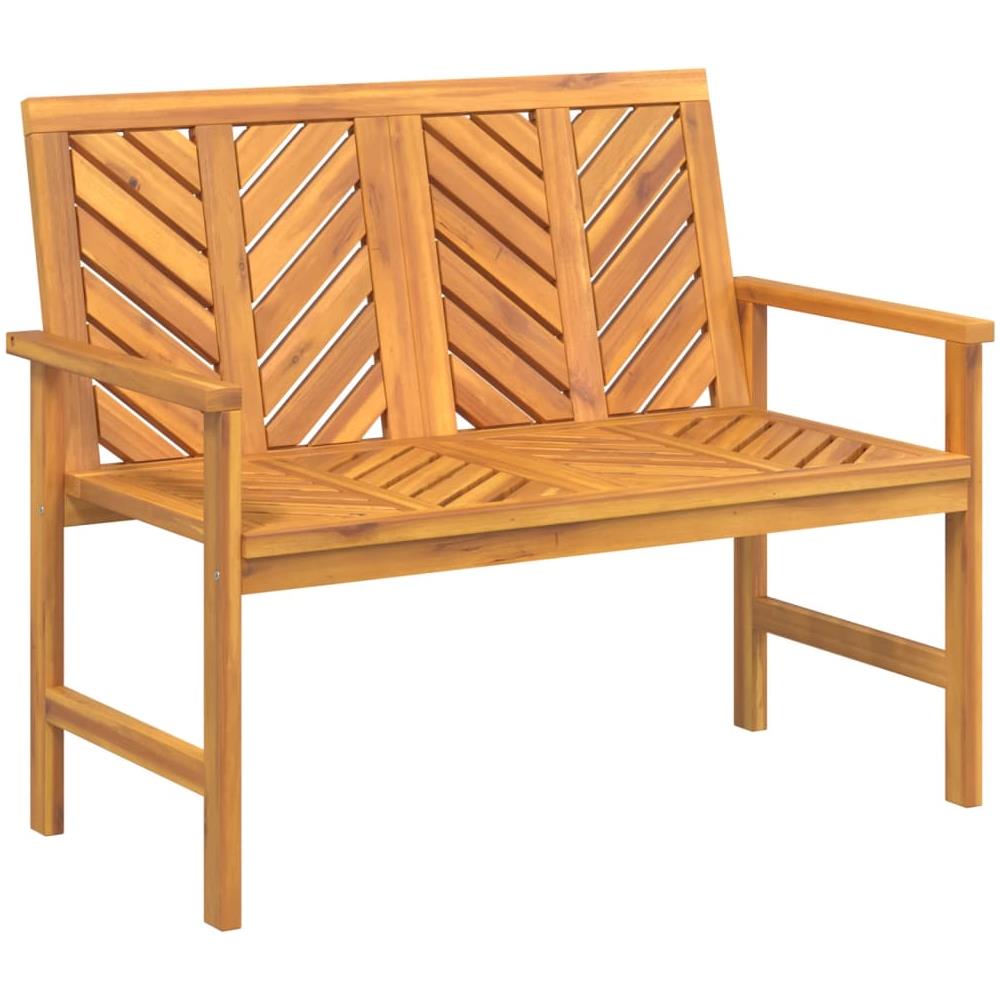 Set Salotto Da Giardino 2 Pz In Legno Massello Di Acacia - Foto 3