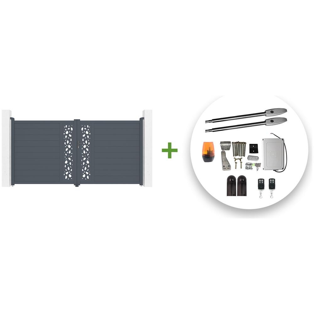 Cancello A Battente Elettrico 3,5m Sunny H. 180 + Tanker B250 - Foto 1
