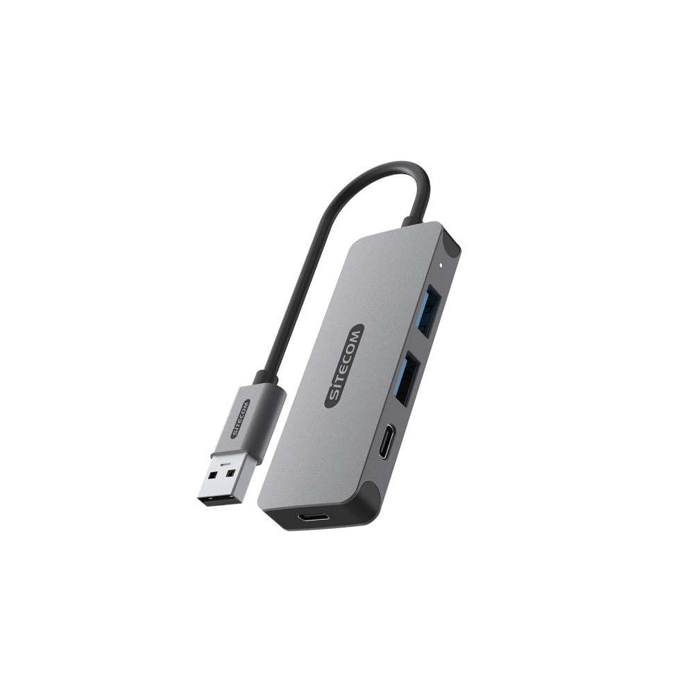 Hub da USB-A a 2x USB-A + 2x USB-C Colore Grigio - Foto 1