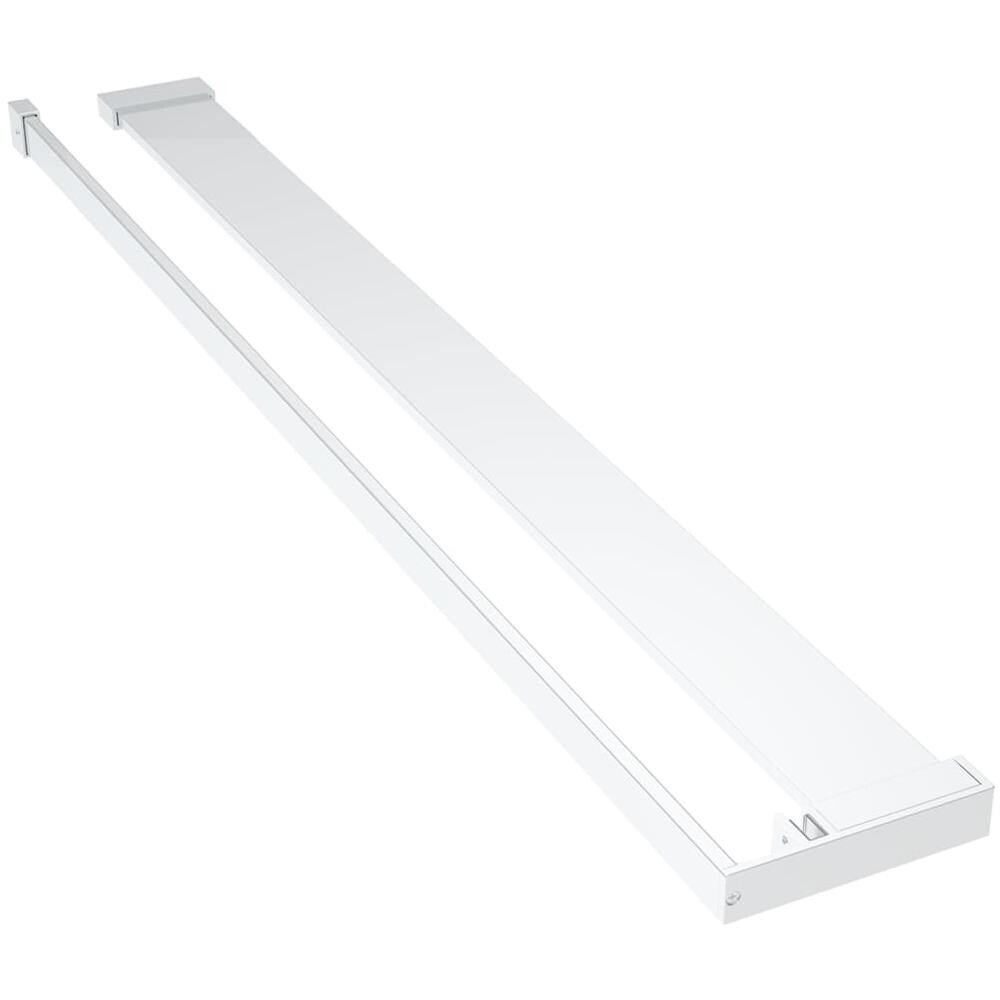 Mensola Doccia Per Parete Doccia Walk-in Cromo 90 Cm Alluminio - Foto 2