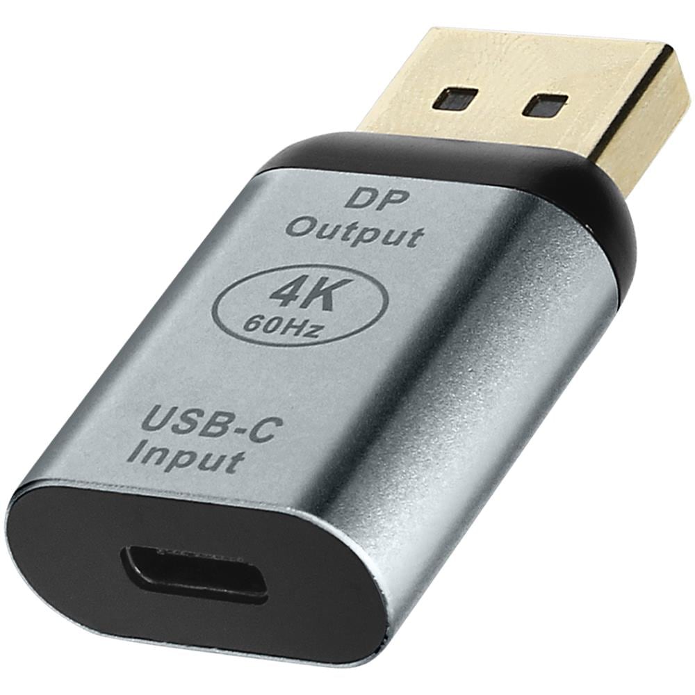 Adattatore Video Da Usb-c Femmina A Displayport Maschio Compatto - Foto 1