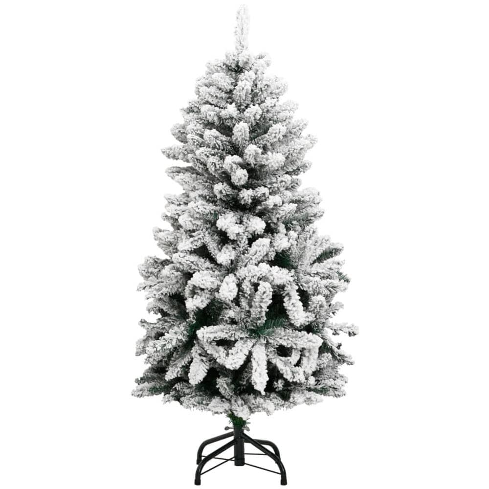 Albero Natale Artificiale Incernierato Con Neve Fioccata 150 Cm - Foto 2