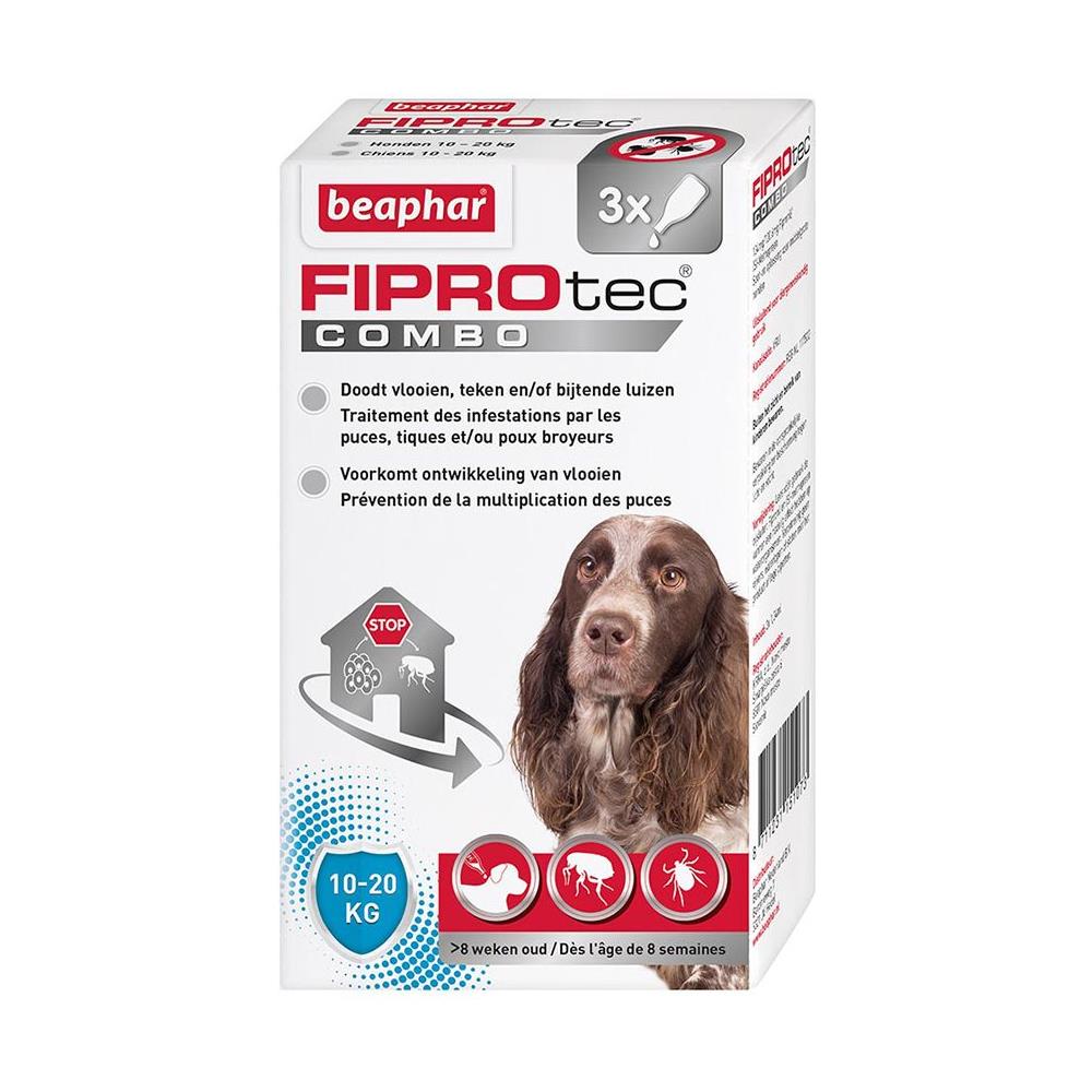 Fiprotec Combo Pipette Antiparassitarie Per Cani Medie Da 10 A 20 Kg - Foto 1