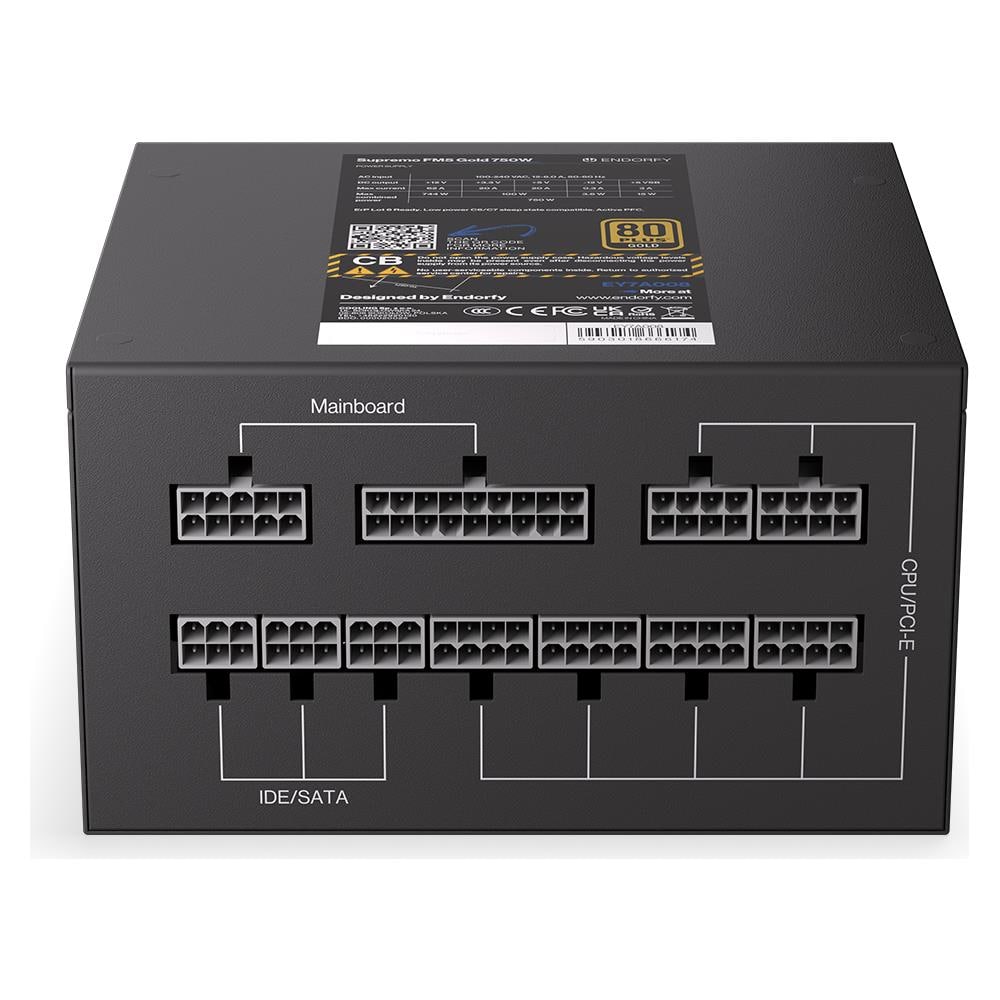 Supremo FM5 Gold 750 W alimentatore per computer 18+10 pin ATX ATX Nero - Foto 9