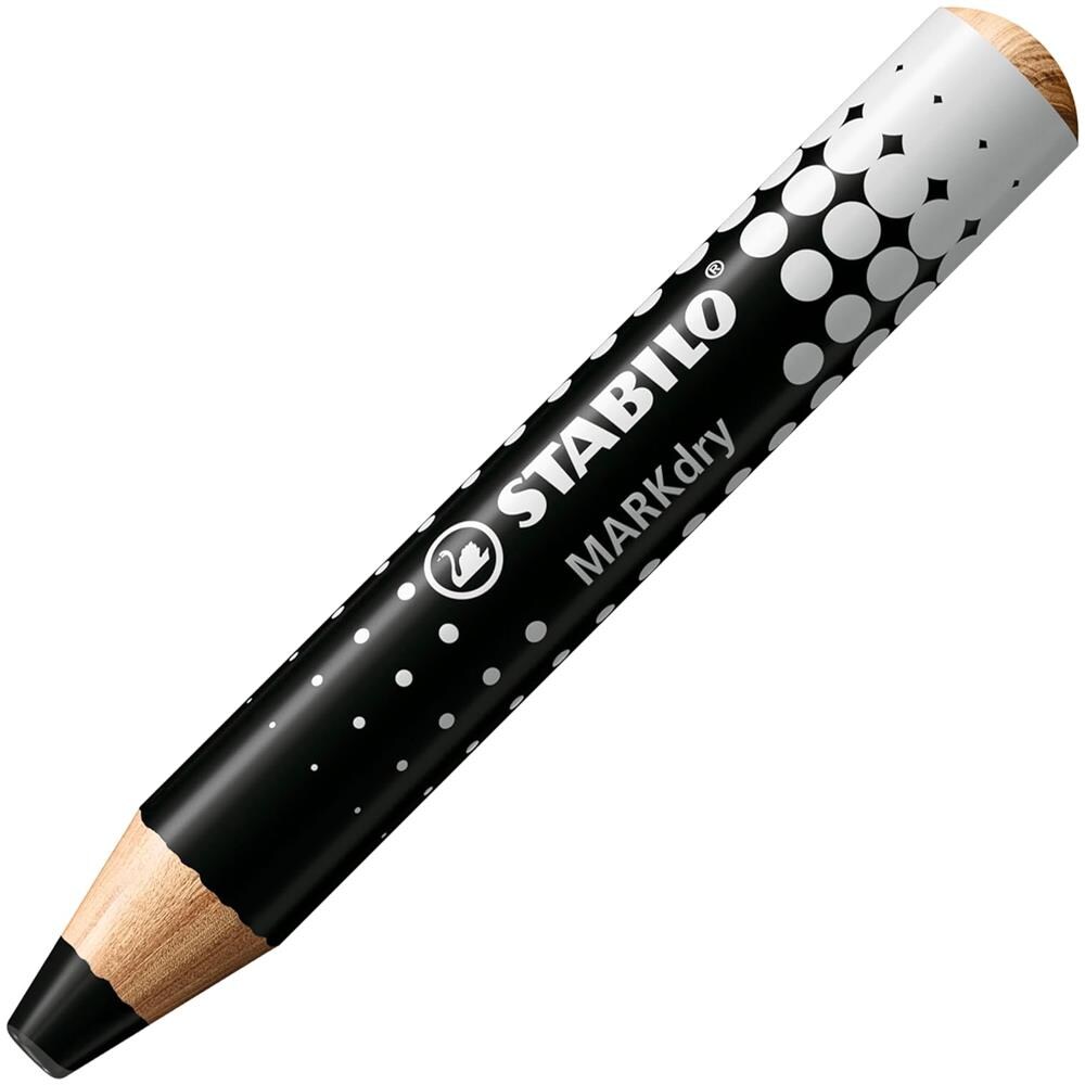 MARKdry - Marcatore per lavagna bianca e a fogli mobili - Confezione da 5 - Nero - Foto 2