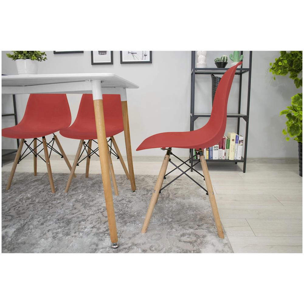 Sedia OSAKA Design ergonomico Gambe naturali Cynnber x2 - Foto 10