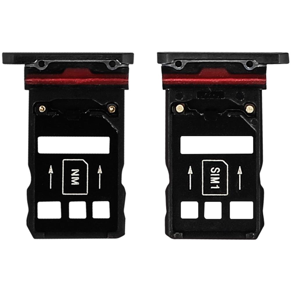 Slot Scheda Sim Huawei Mate 20 Pro Slot Adattatore Di Ricambio Nero - Foto 2