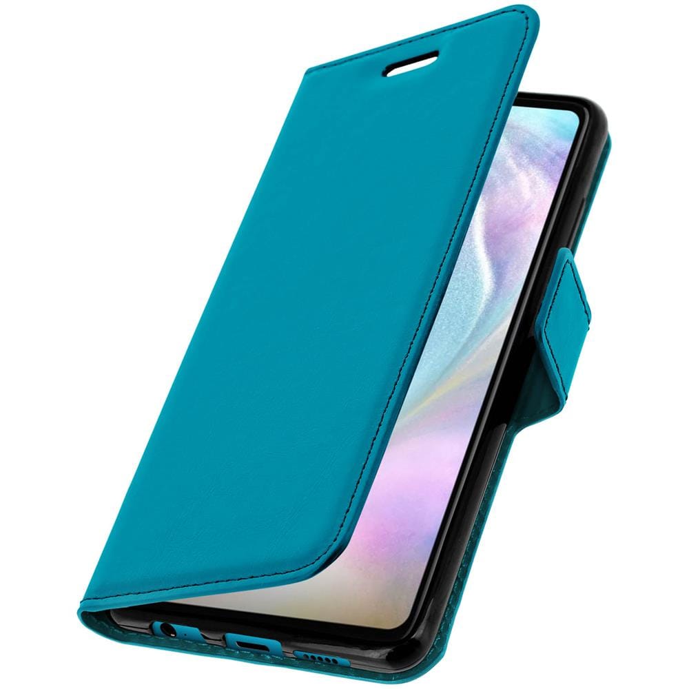Custodia A Libro Huawei P30 Portacarte Funzione Supporto - Blu - Foto 2