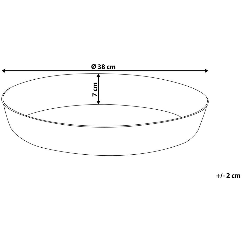Vassoio Suez Metallo Oro - Foto 2