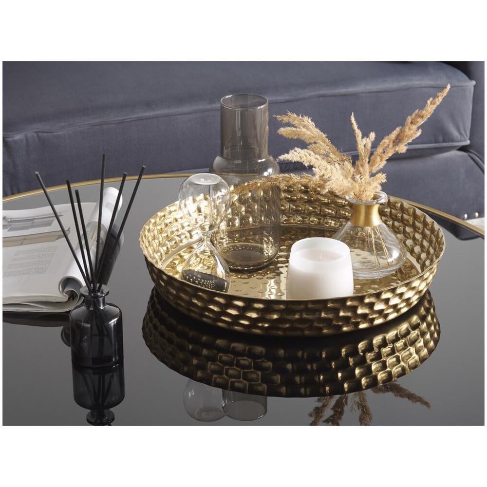 Vassoio Suez Metallo Oro - Foto 1