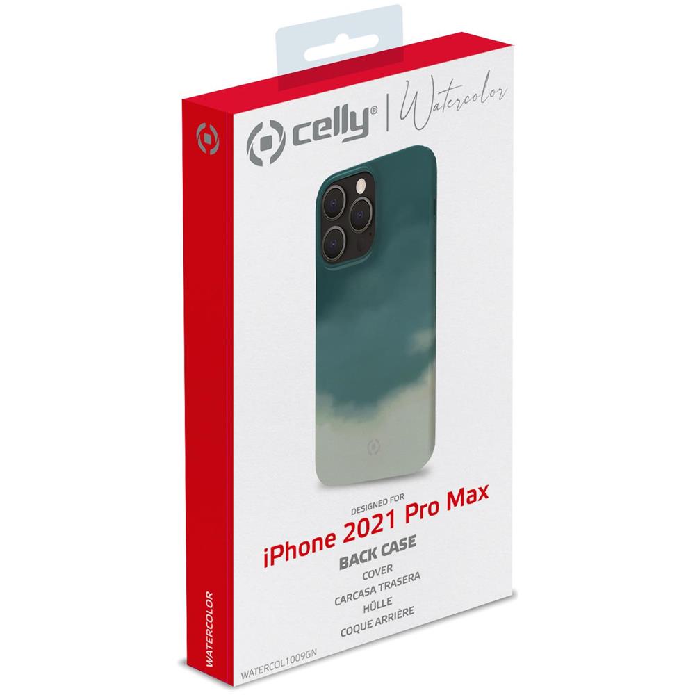 WATERCOLOR IPHONE 13 PRO MAX GREEN - Foto 4