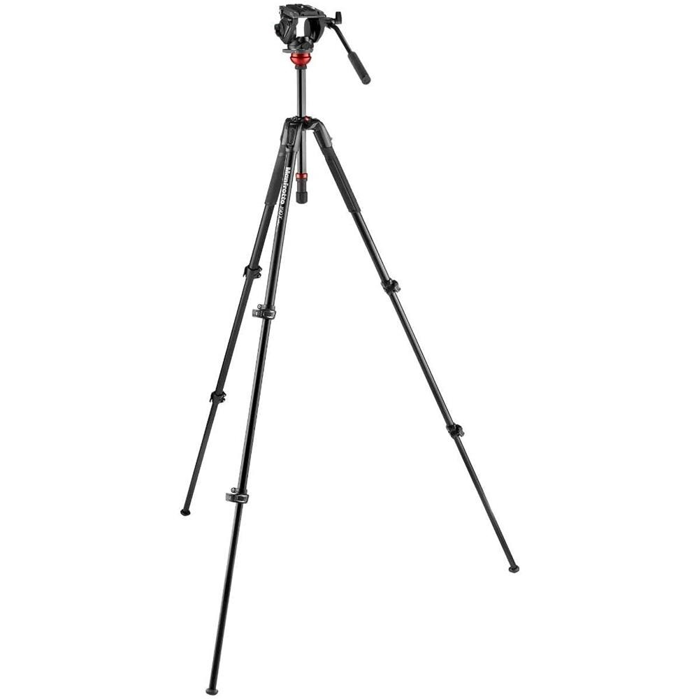 Mvk500190xv Cavalletto Fotocamere Alluminio Fibra Di Carbonio Nero - Foto 2