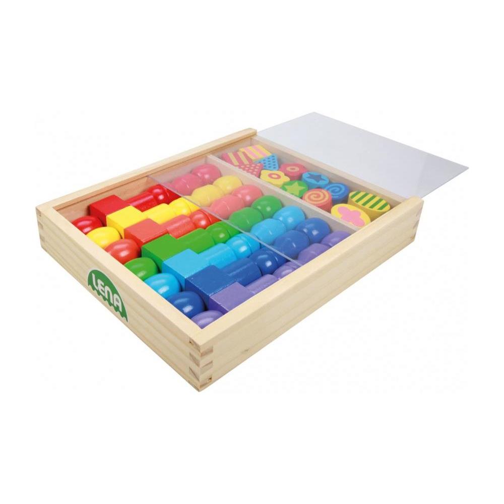 Set Perline Junior 3 Cm Legno 54 Pezzi - Foto 2