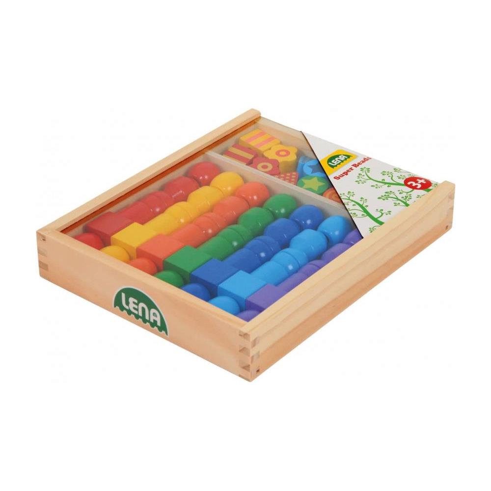 Set Perline Junior 3 Cm Legno 54 Pezzi - Foto 3
