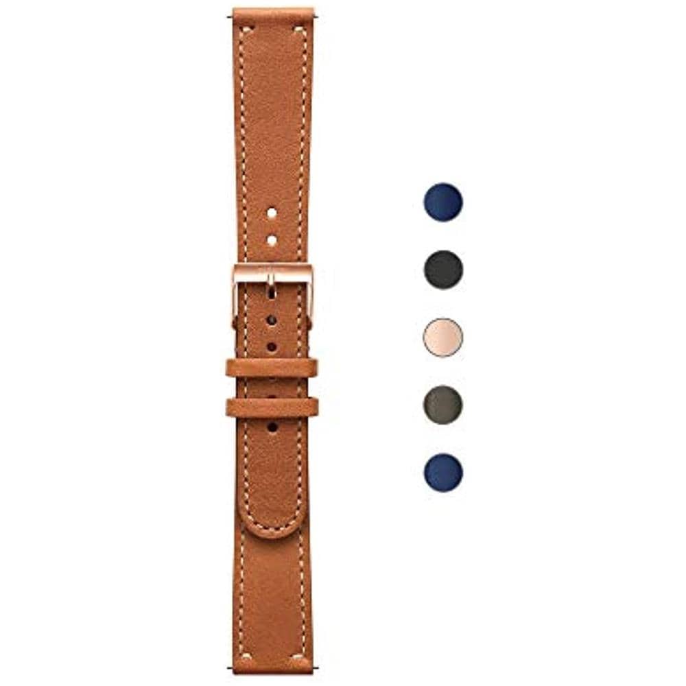 Cinturino In Pelle Di Ottima Qualità Per Scanwatch, Steel Hr, Steel Hr Sport, Move Ecg, Move E Steel - Foto 1