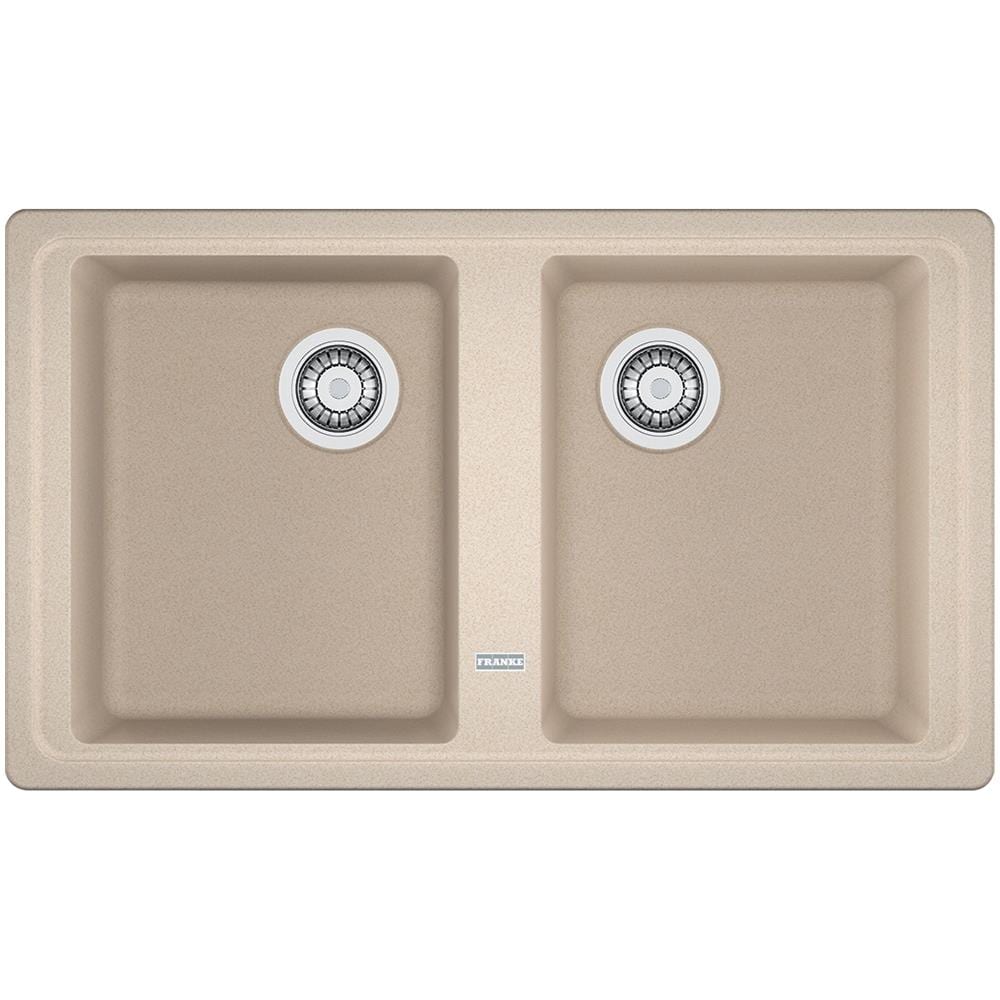 Bsg 620 3 1/2 - 114.0568.046 - Lavello 86x50cm 2 Vasche Finitura Grafite Colore Avena - Promo - Foto 1