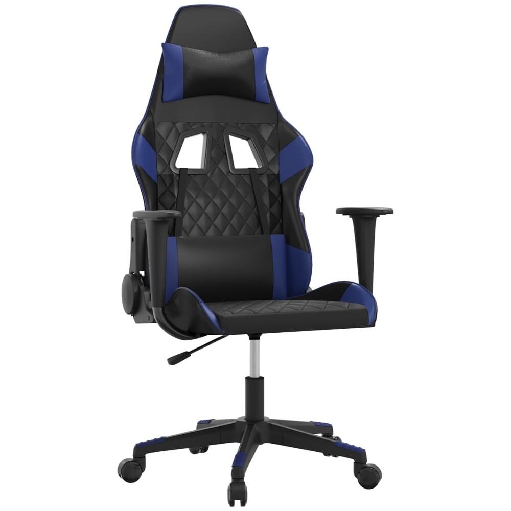 Sedia Da Gaming Nera E Blu In Similpelle - Foto 2