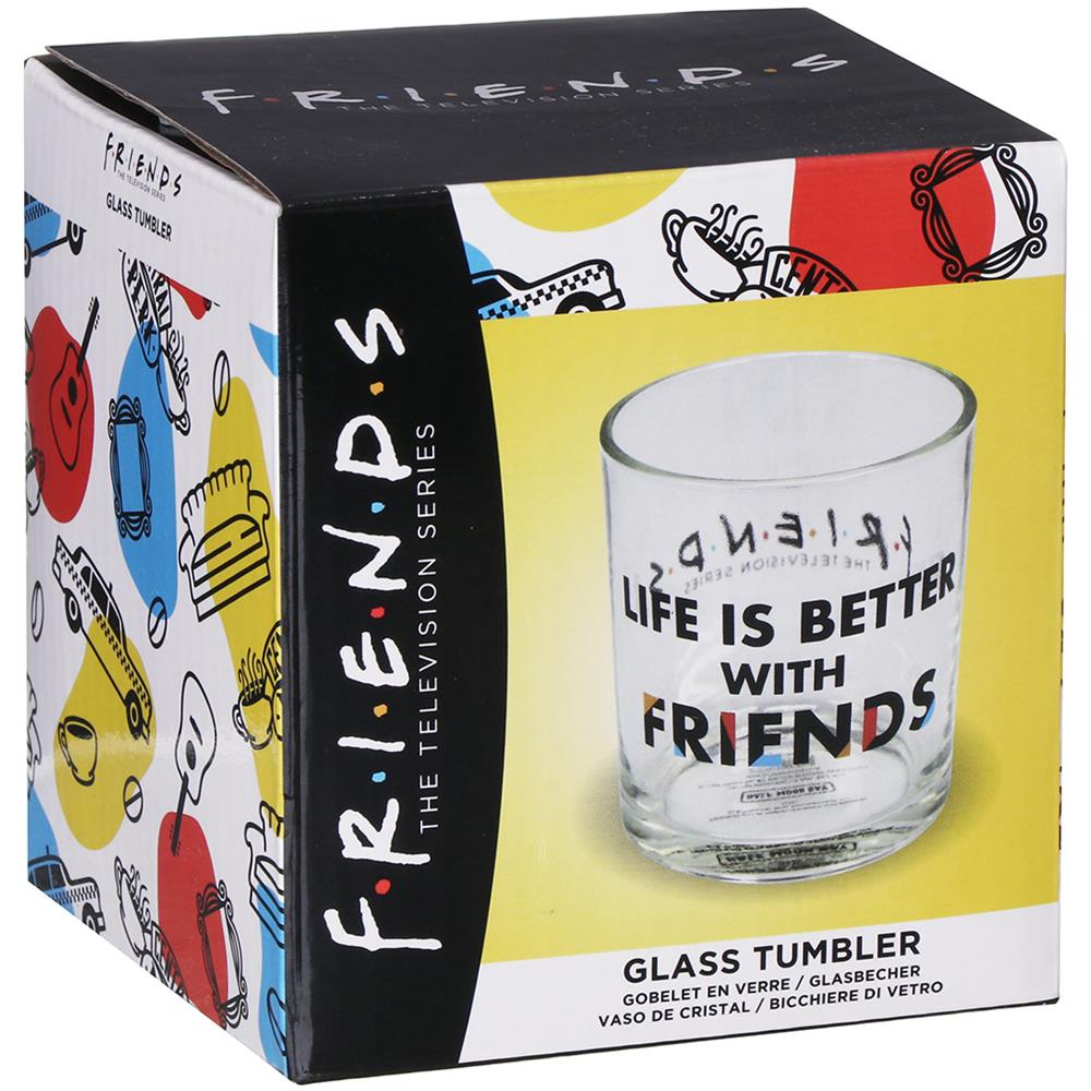 Friends - Life Is Better With Friends Bicchiere Di Vetro - Foto 3