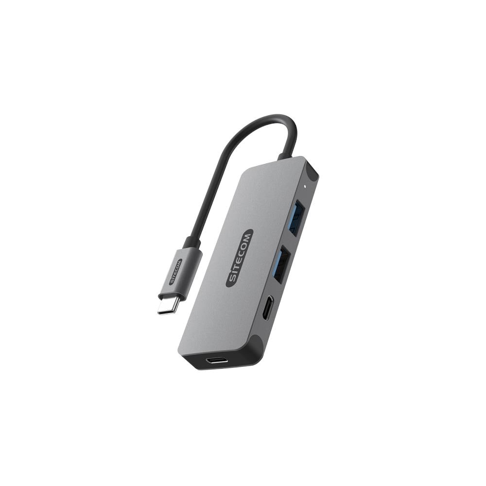 Hub da USB-C a 2x USB-A + 2x USB-C Colore Grigio - Foto 1