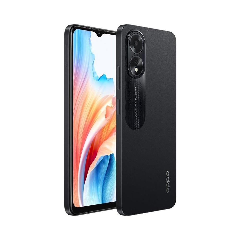 A18 4G 128GB 4GB Ram Display 6.56" LCD Slot Nano SD Fotocamera 8 Mpx Dual Sim Android 13 Glowing Black  - Foto 2