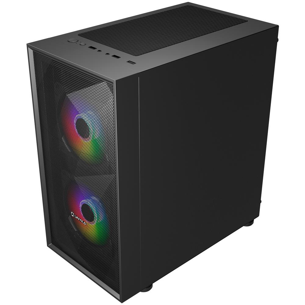 Case Mir B200 PC ITX / micro ATX 2 Porte USB 3.2 Colore Nero - Foto 6