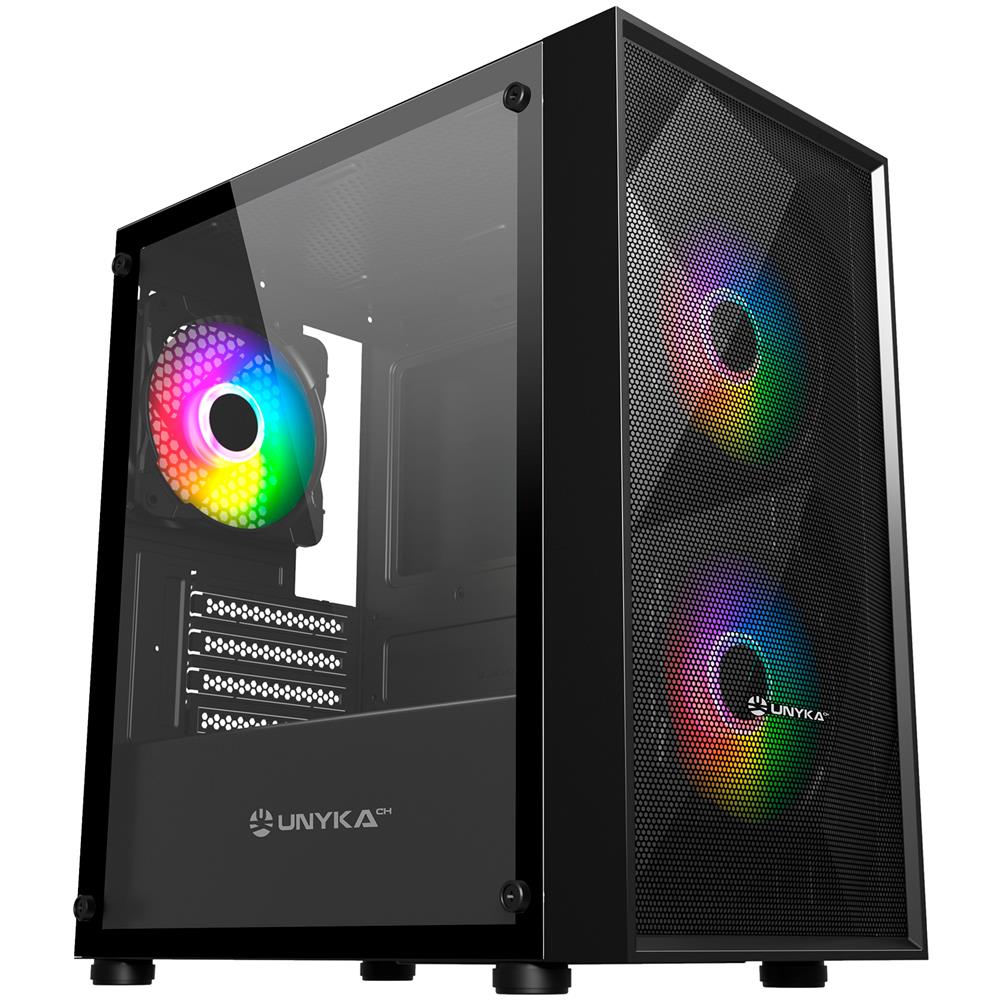Case Mir B200 PC ITX / micro ATX 2 Porte USB 3.2 Colore Nero - Foto 1