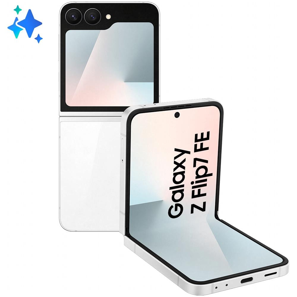 Galaxy Z Flip7 FE 256GB 8GB Ram Display 3,4" Super AMOLED / 6,7" Dynamic AMOLED 2X, Main Camera 50MP Exynos 2400 4000mAh White - Foto 1