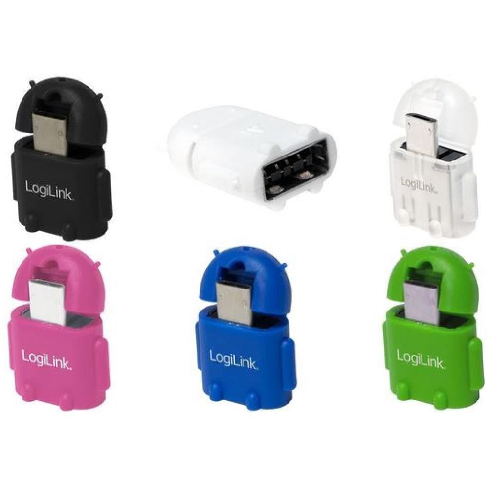 IDATA UOTG-U2-WH - Adattatore USB 2.0 OTG MicroB M / A F per Smartphone / Tablet Bianco - Foto 2