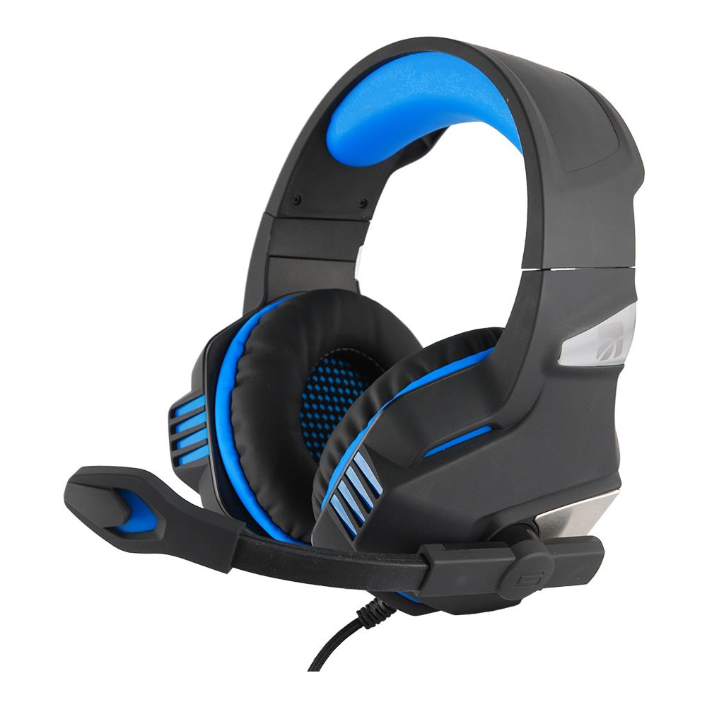 Cuffie Gaming Horizon X24-Pro con Microfono Connessione Cablato Colore Nero e Blu - Foto 2