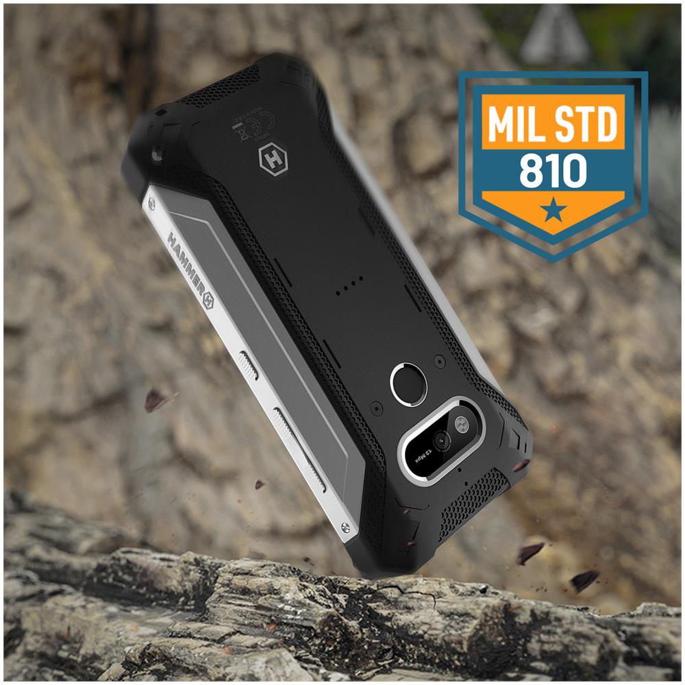 Smartphone Hammer Explorer Plus Eco 4/64gb Dual Sim Nero / argento (8 2282086)  - Foto 5