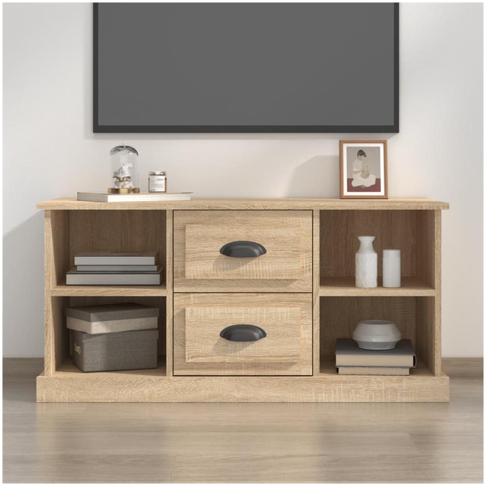 Mobile Porta Tv Rovere Sonoma 99,5x35,5x48 Cm Legno Multistrato - Foto 1