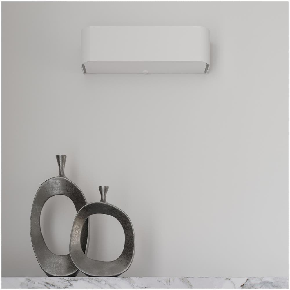 Lampada Da Parete Lokko Bianco Sl. 0777 - Minimalista Lampade Da Parete Bianco 12x45x12 Cm - Foto 1