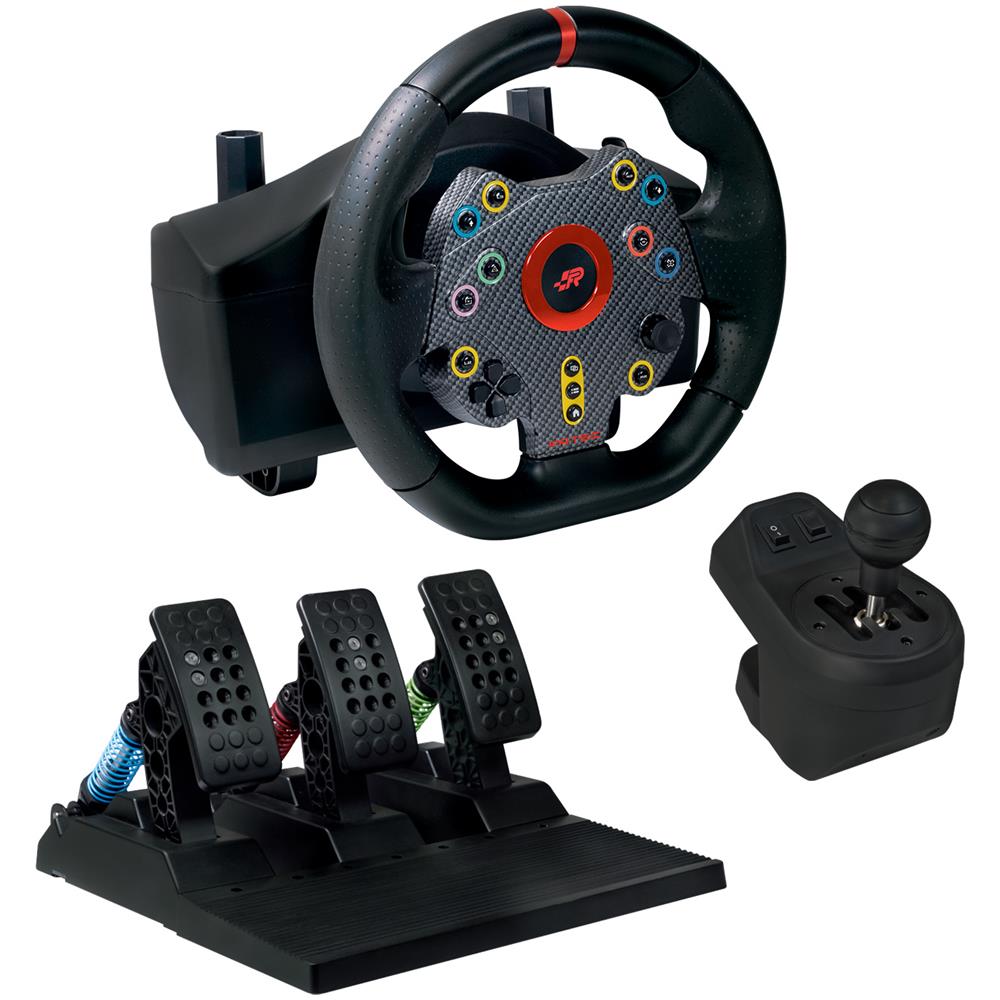 FT7016 periferica di gioco Nero Volante + Pedali + Joystick PC, PlayStation 4, Xbox One, Xbox Series S, Xbox Series X - Foto 1