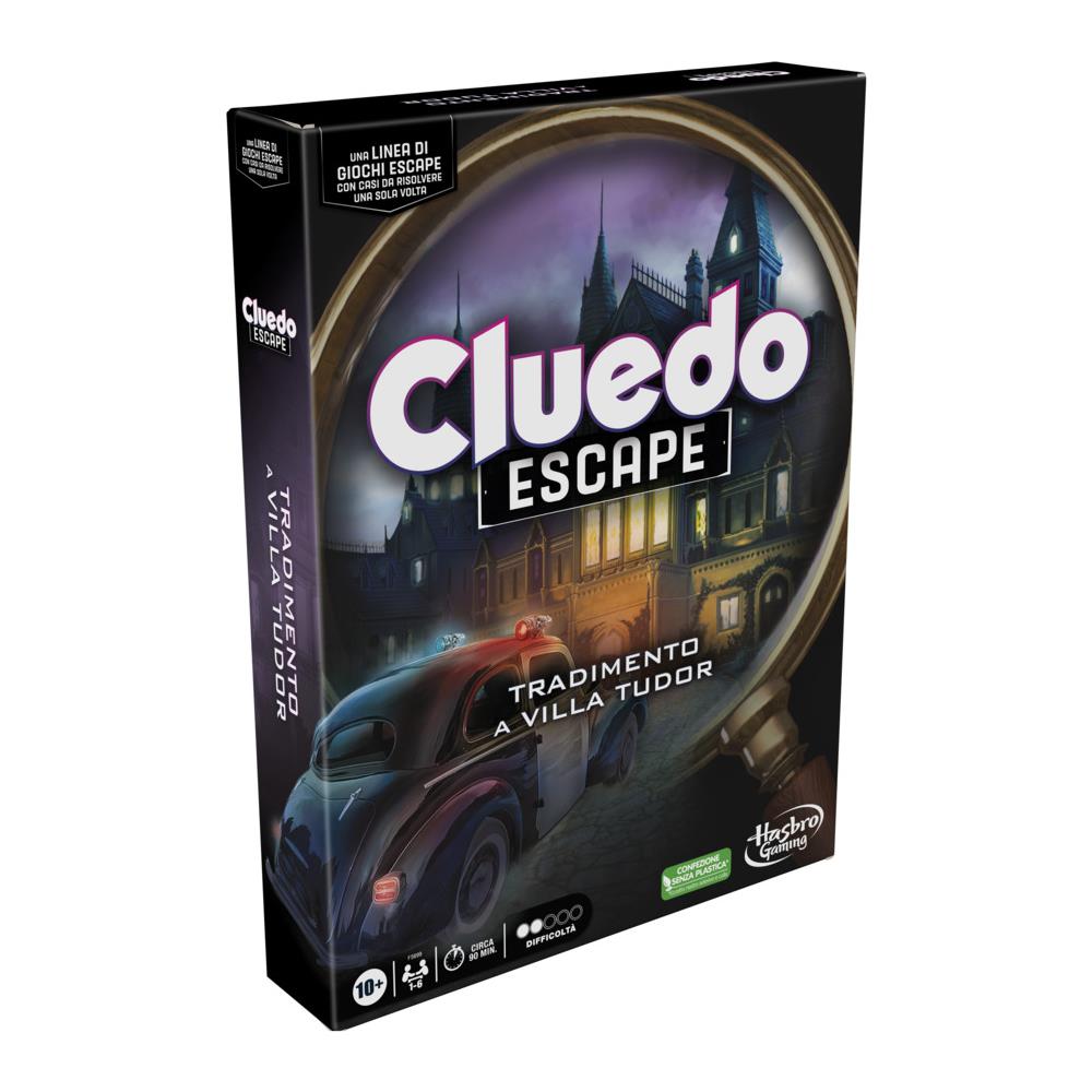 Cluedo Escape - Il Tradimento a Villa Tudor Refresh, un gioco di misteri ed enigmi in versione Escape Game, un gioco da tavolo cooperativo per famiglie, dai 10 anni in su, da 1 a 6 giocatori - Foto 2