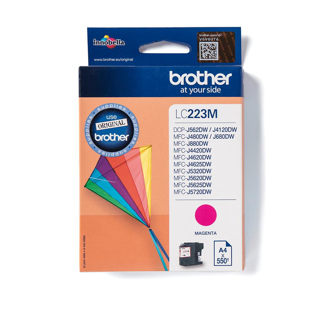 Cartuccia di Inchiostro BROTHER LC-223 Magenta Capacità 550 Pagine - Foto 1