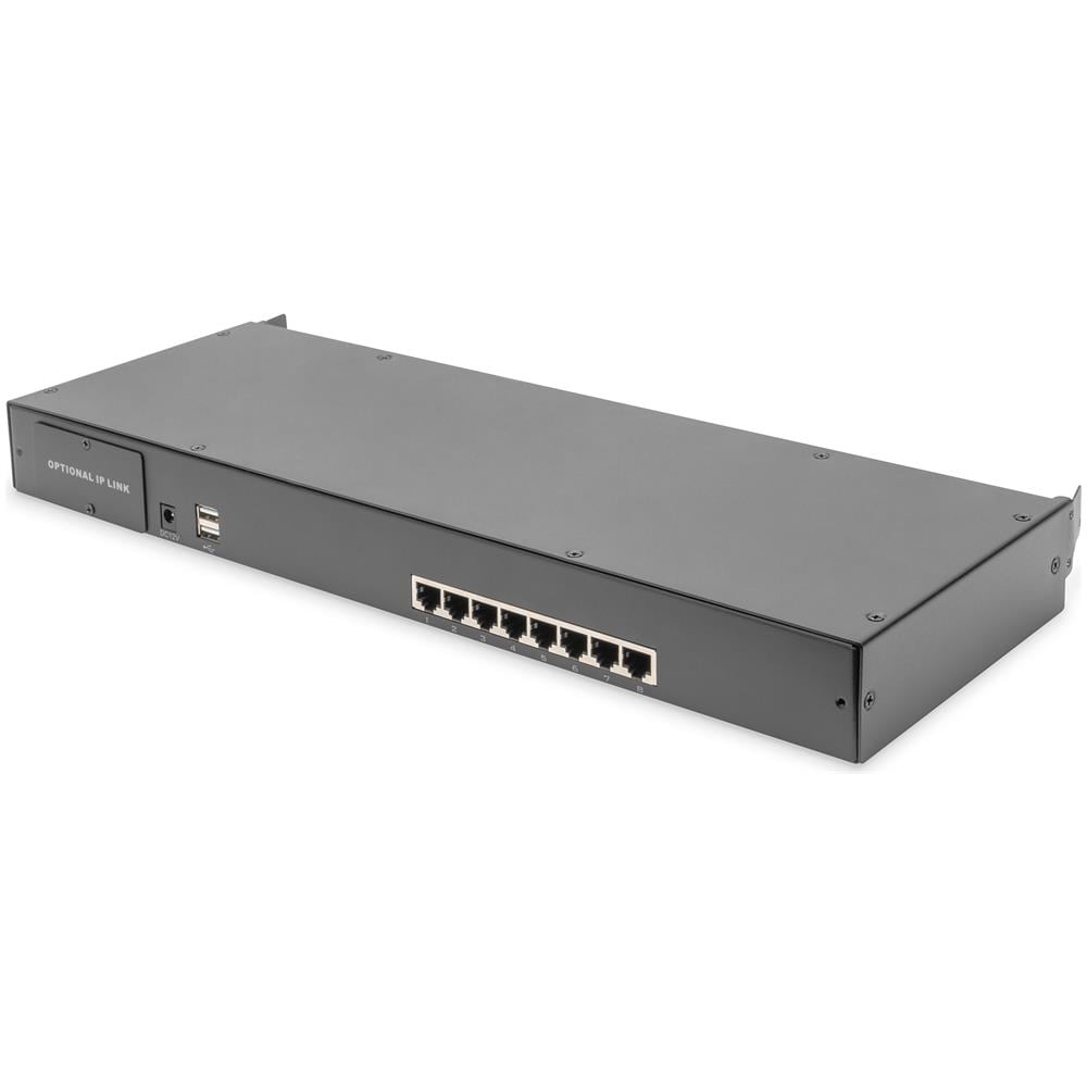 Console KVM LCD HD da 17", 8 porte Cat 5, tastiera italiana - Foto 6