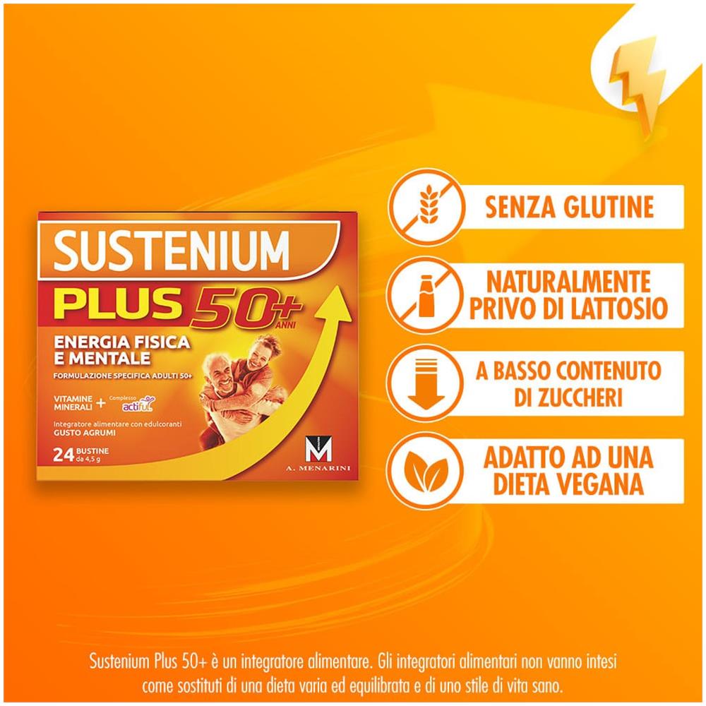 Sustenium Plus 50+ 24 Bustine - Foto 2